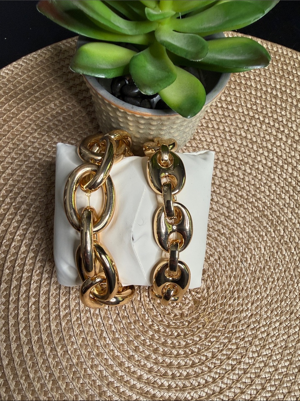 Chunky Elastic Bracelets Nwot